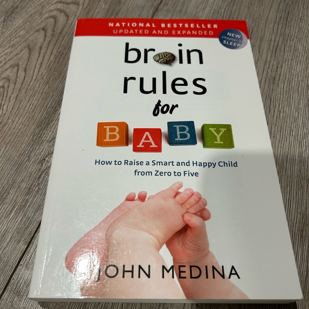 Book- ‘Brain Rules for Baby’ LIKE-NEW Book by John Medina